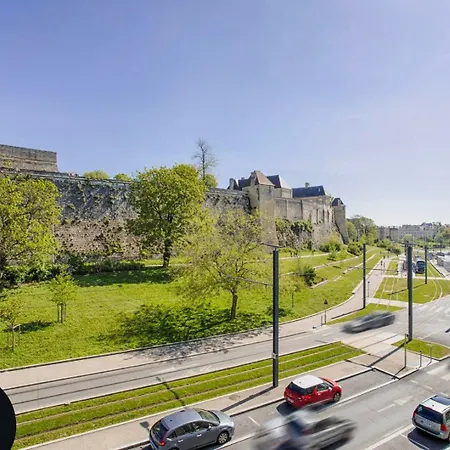 Daire La Casa Bella — Parking Prive & Vue Sur L'abbaye Caen