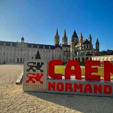 公寓 La Casa Bella — Parking Prive & Vue Sur L'abbaye 凯恩