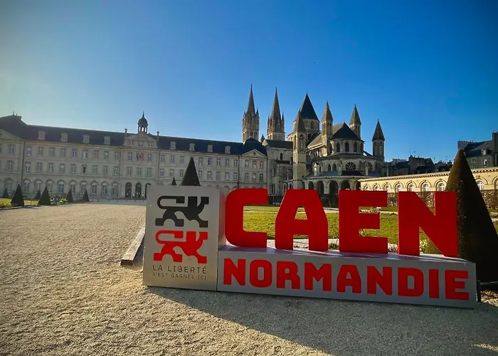 Appartement La Casa Bella — Parking Privé&vue Sur L'abbaye Caen